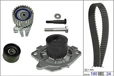 Schaeffler Ina Wasserpumpe + Zahnriemensatz [Hersteller-Nr. 530062230] für Alfa Romeo, Fiat, Lancia von Schaeffler INA