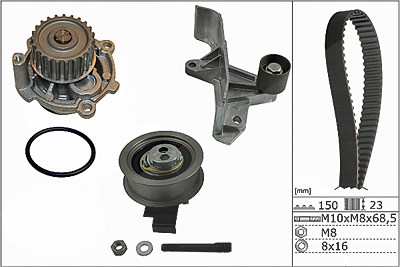 Schaeffler Ina Wasserpumpe + Zahnriemensatz [Hersteller-Nr. 530054631] für Audi, VW von Schaeffler INA