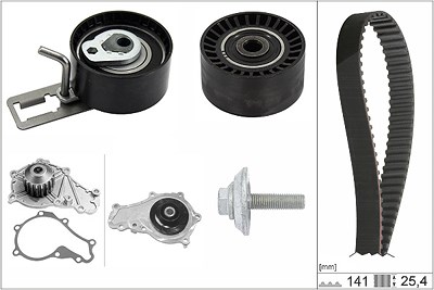 Schaeffler Ina Wasserpumpe + Zahnriemensatz [Hersteller-Nr. 530057830] für Citroën, Fiat, Ford, Mazda, Peugeot, Volvo von Schaeffler INA