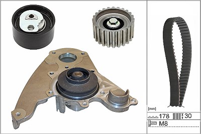 Schaeffler Ina Wasserpumpe + Zahnriemensatz [Hersteller-Nr. 530023230] für Fiat, Iveco von Schaeffler INA