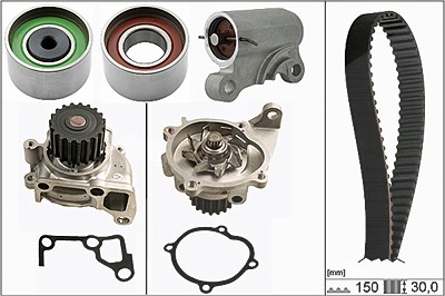 Schaeffler Ina Wasserpumpe + Zahnriemensatz [Hersteller-Nr. 530051930] für Mazda von Schaeffler INA