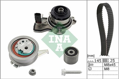 Schaeffler Ina Wasserpumpe + Zahnriemensatz [Hersteller-Nr. 530066530] für Audi, Seat, Skoda, VW von Schaeffler INA