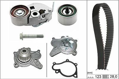 Schaeffler Ina Wasserpumpe + Zahnriemensatz [Hersteller-Nr. 530054230] für Hyundai, Kia von Schaeffler INA