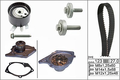 Schaeffler Ina Wasserpumpe + Zahnriemensatz [Hersteller-Nr. 530019730] für Renault, Suzuki, Nissan von Schaeffler INA