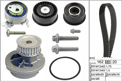 Schaeffler Ina Wasserpumpe + Zahnriemensatz [Hersteller-Nr. 530044330] für Opel von Schaeffler INA