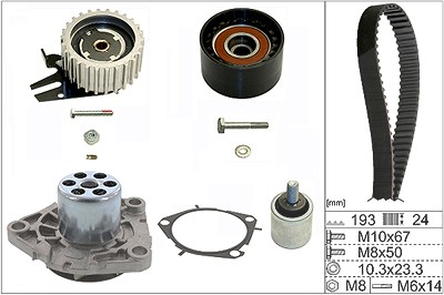 Schaeffler Ina Wasserpumpe + Zahnriemensatz [Hersteller-Nr. 530061930] für Saab, Opel von Schaeffler INA