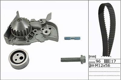 Schaeffler Ina Wasserpumpe + Zahnriemensatz [Hersteller-Nr. 530019130] für Dacia, Renault von Schaeffler INA