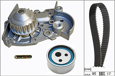 Schaeffler Ina Wasserpumpe + Zahnriemensatz [Hersteller-Nr. 530001831] für Renault von Schaeffler INA