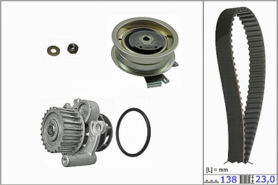 Schaeffler Ina Wasserpumpe + Zahnriemensatz [Hersteller-Nr. 530017130] für VW, Skoda, Seat von Schaeffler INA