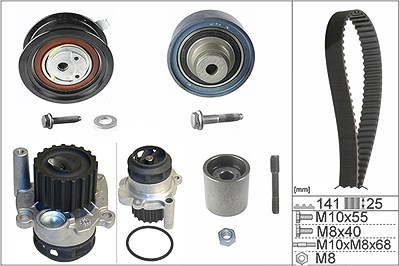 Schaeffler Ina Wasserpumpe + Zahnriemensatz [Hersteller-Nr. 530036132] für Seat, Skoda, VW von Schaeffler INA