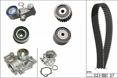 Schaeffler Ina Wasserpumpe + Zahnriemensatz [Hersteller-Nr. 530042630] für Subaru von Schaeffler INA