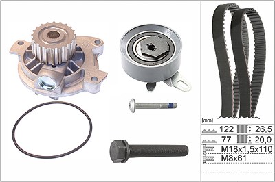 Schaeffler Ina Wasserpumpe + Zahnriemensatz [Hersteller-Nr. 530040630] für VW von Schaeffler INA