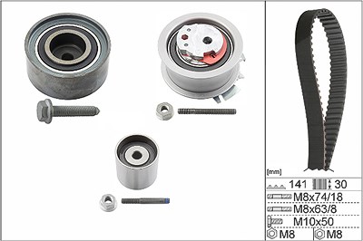 Schaeffler Ina Zahnriemensatz [Hersteller-Nr. 530040510] für Audi, Chrysler, Dodge, Jeep, Mitsubishi, Seat, Skoda, VW von Schaeffler INA