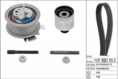 Schaeffler Ina Zahnriemensatz [Hersteller-Nr. 530020110] für Skoda, Seat, VW, Audi, Ford von Schaeffler INA