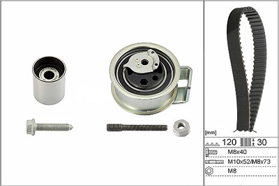 Schaeffler Ina Zahnriemensatz [Hersteller-Nr. 530017610] für Audi, Ford, Seat, VW von Schaeffler INA