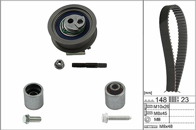 Schaeffler Ina Zahnriemensatz [Hersteller-Nr. 530044510] für Audi, Seat, Skoda, VW von Schaeffler INA