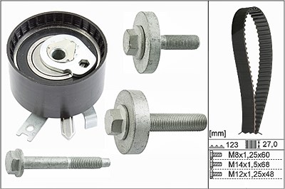 Schaeffler Ina Zahnriemensatz [Hersteller-Nr. 530019710] für Renault, Nissan, Dacia, Suzuki von Schaeffler INA