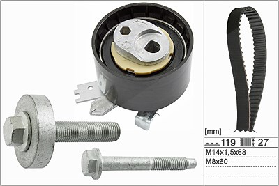 Schaeffler Ina Zahnriemensatz [Hersteller-Nr. 530060710] für Infiniti, Mercedes-Benz, Nissan, Renault, Dacia von Schaeffler INA