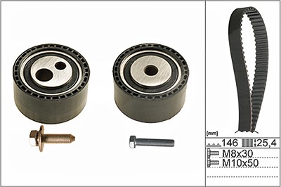 Schaeffler Ina Zahnriemensatz [Hersteller-Nr. 530044610] für Citroën, Fiat, Lancia, Peugeot von Schaeffler INA