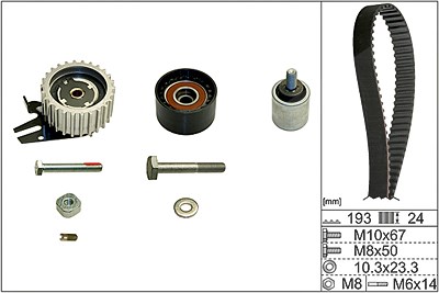 Schaeffler Ina Zahnriemensatz [Hersteller-Nr. 530061910] für Opel, Saab von Schaeffler INA