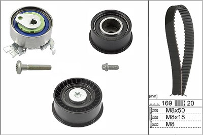 Schaeffler Ina Zahnriemensatz [Hersteller-Nr. 530007810] für Opel von Schaeffler INA