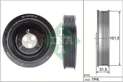 Schaeffler Ina Riemenscheibe, Kurbelwelle [Hersteller-Nr. 544012710] für Ford, Land Rover von Schaeffler INA