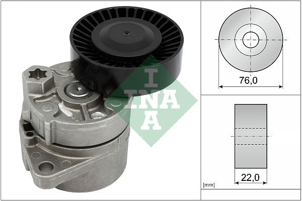 Riemenspanner, Keilrippenriemen INA 534 0018 10 von INA