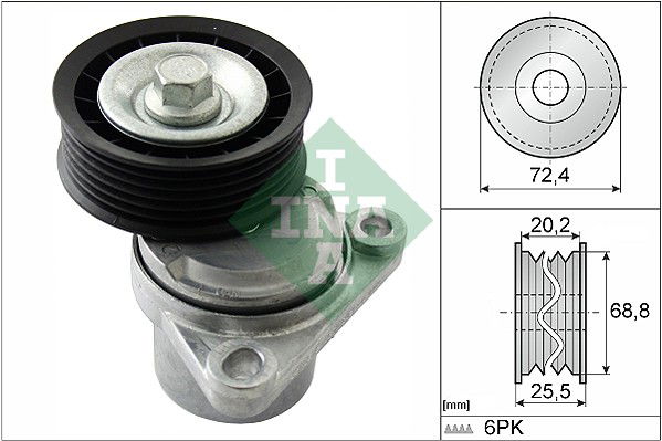 Riemenspanner, Keilrippenriemen INA 534 0326 10 von INA