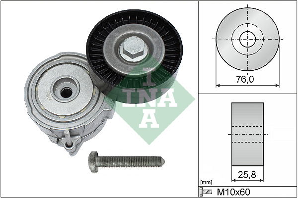 Riemenspanner, Keilrippenriemen INA 534 0375 10 von INA