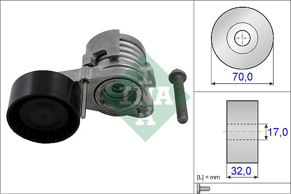 Riemenspanner, Keilrippenriemen INA 534 0432 10 von INA