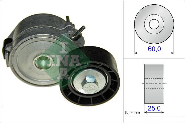 Riemenspanner, Keilrippenriemen INA 534 0447 10 von INA