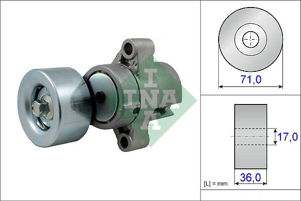 Riemenspanner, Keilrippenriemen INA 534 0453 10 von INA