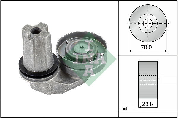 Riemenspanner, Keilrippenriemen oben INA 534 0635 10 von INA