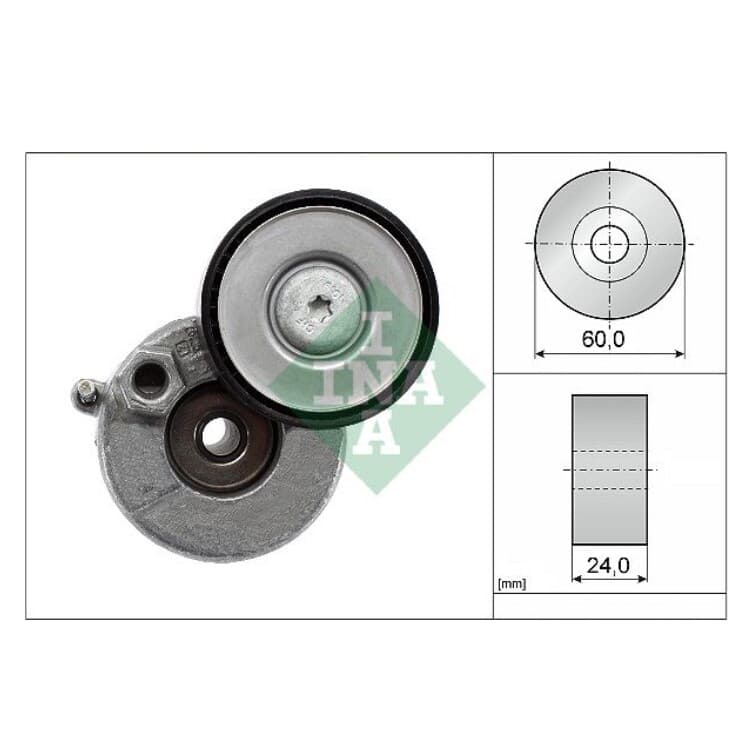 Riemenspanner f?r Keilrippenriemen MAN TGE VW Crafter Multivan Transporter T6 von INA