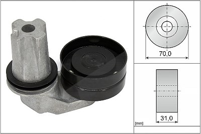 Schaeffler Ina Spannarm, Keilrippenriemen [Hersteller-Nr. 534069410] für Land Rover von Schaeffler INA