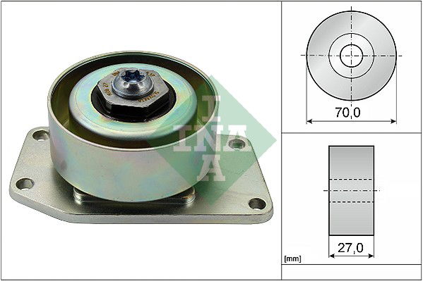 Spannrolle, Keilrippenriemen INA 531 0306 10 von INA