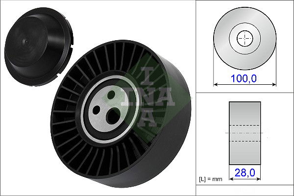 Spannrolle, Keilrippenriemen INA 531 0635 20 von INA