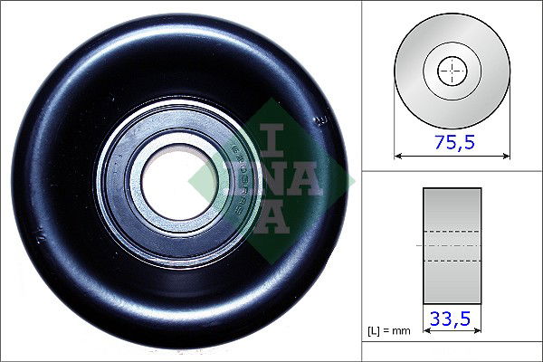 Spannrolle, Keilrippenriemen INA 531 0827 10 von INA