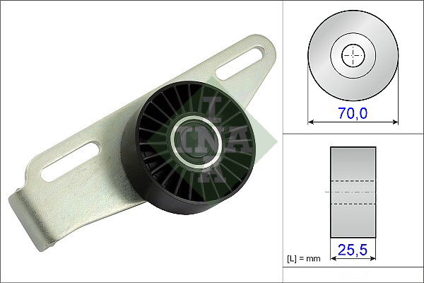 Spannrolle, Keilrippenriemen INA 531 0868 10 von INA