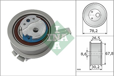 Schaeffler Ina Spannrolle, Zahnriemen [Hersteller-Nr. 531084710] für Skoda, VW von Schaeffler INA