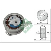 Spannrolle, Zahnriemen INA 531 0847 10 von INA