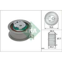 Spannrolle, Zahnriemen INA 531 0927 10 von INA