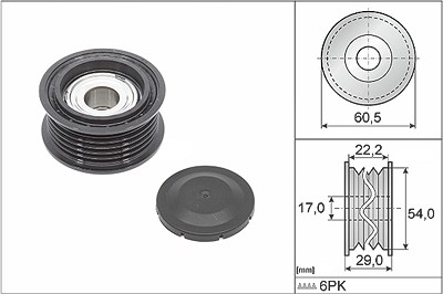 Schaeffler Ina Umlenk-/Führungsrolle, Keilrippenriemen [Hersteller-Nr. 532085410] für Audi von Schaeffler INA