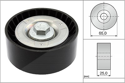 Schaeffler Ina Umlenk-/Führungsrolle, Keilrippenriemen [Hersteller-Nr. 532085510] für Mercedes-Benz von Schaeffler INA