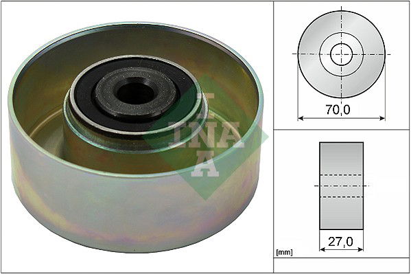 Umlenk-/Führungsrolle, Keilrippenriemen INA 532 0214 10 von INA