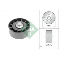 Umlenk-/Führungsrolle, Keilrippenriemen INA 532 0254 10 von INA