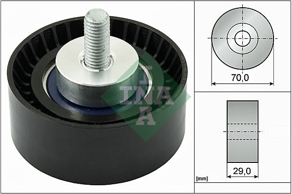 Umlenk-/Führungsrolle, Keilrippenriemen INA 532 0298 10 von INA