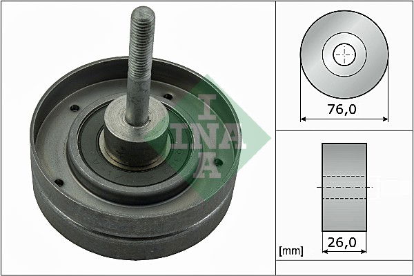 Umlenk-/Führungsrolle, Keilrippenriemen INA 532 0351 30 von INA