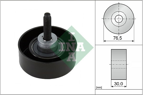 Umlenk-/Führungsrolle, Keilrippenriemen INA 532 0458 10 von INA