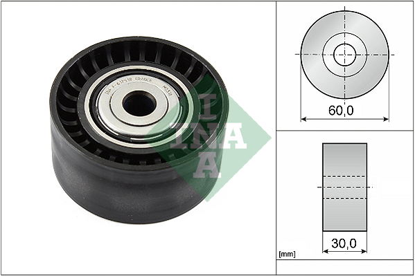 Umlenk-/Führungsrolle, Keilrippenriemen INA 532 0534 10 von INA